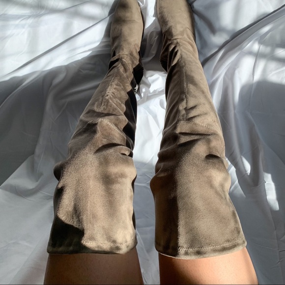 Zara Shoes - Suede Over the Knee Boots MARC FISHER